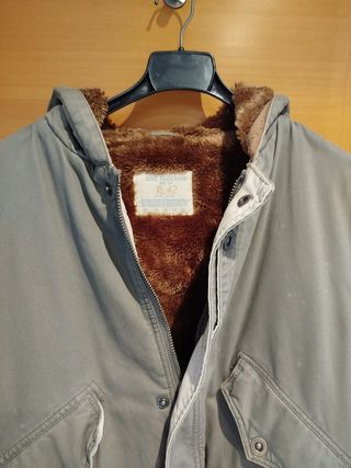 Parka verde forrada
