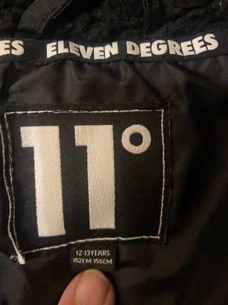 Cazadora Eleven negra niño