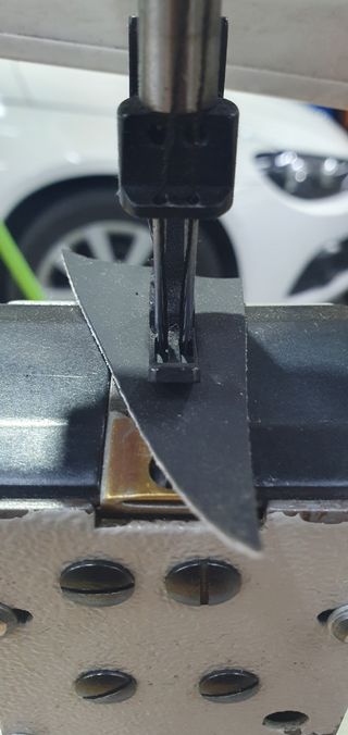 Maquina coser doble aguja