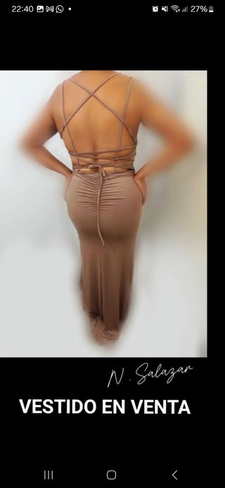 Vestido de fiesta beys