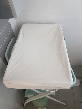 Mini cuna Jané, colchon ECUS. Bañera cambiador