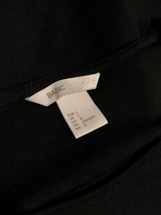 Vestitino nero invernale curvy maniche lunghe