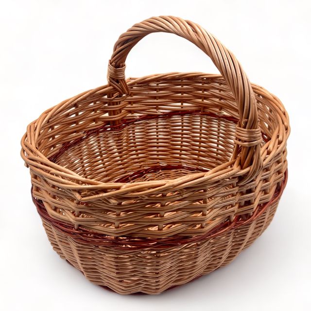 Cesta de Mimbre Artesanal