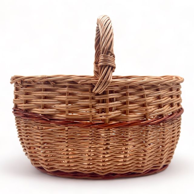 Cesta de Mimbre Artesanal