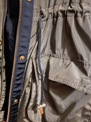 Gabardina abrigada zara