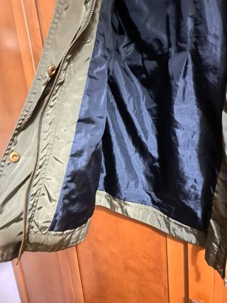 Gabardina abrigada zara