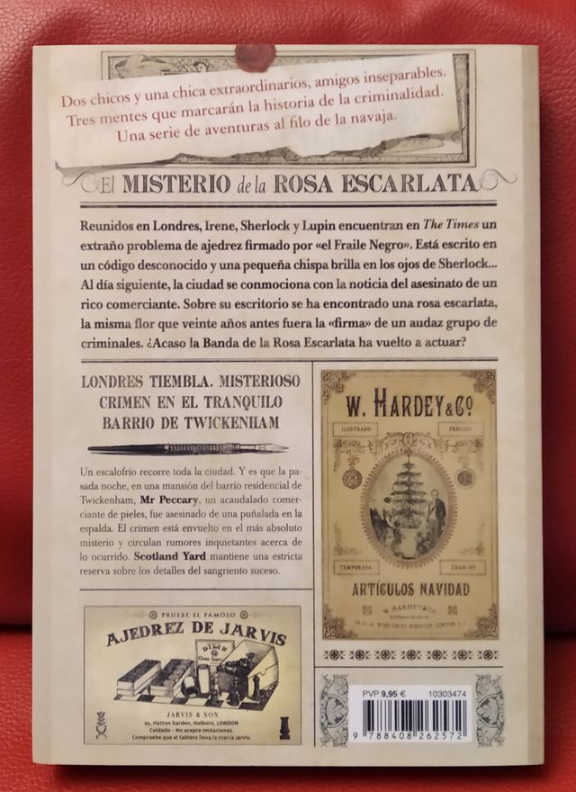 SHERLOCK,LUPIN Y YO: Misterio de la rosa escarlata