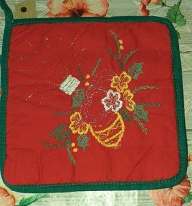 Set da cucina natalizio