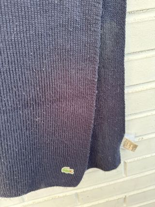 Bufanda grande azul LACOSTE