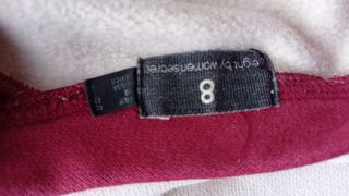 Chandal Woman Secret T.40 granate y beig