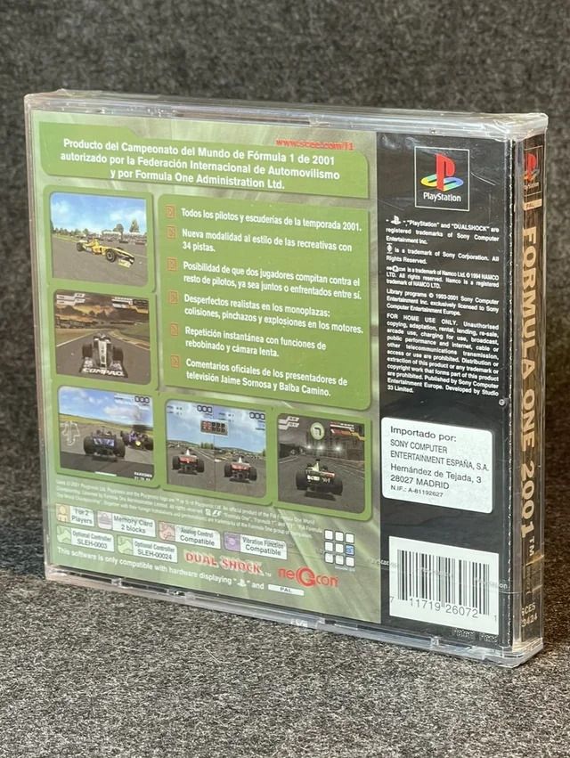 PRECINTADO Formula 1 2001 PS1