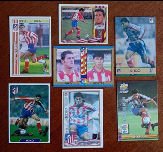 KIKO NARVÁEZ 7 CROMOS ATLÉTICO DE MADRID
