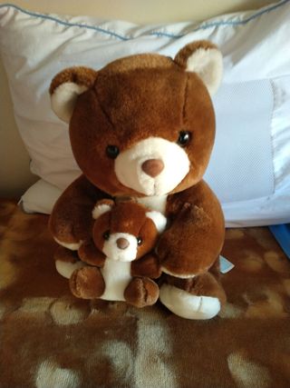 Peluche,Oso con bebé