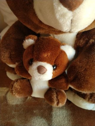 Peluche,Oso con bebé
