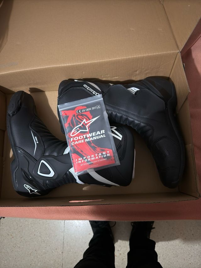 Botas alpinestars SMX-V2 black Whuite