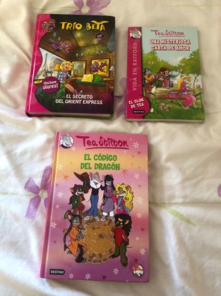 Libros juveniles tea stilton y trio beta