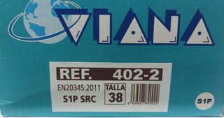 Zapatos seguridad Talla 38