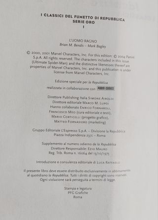 L'uomo Ragno - identità segreta