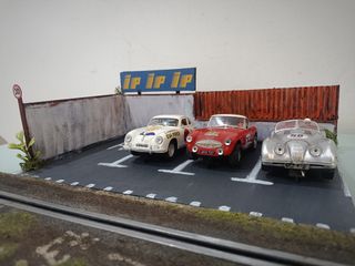 Diorama maqueta escala 1/ 32 Scalextric