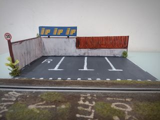 Diorama maqueta escala 1/ 32 Scalextric