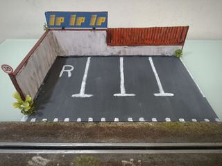 Diorama maqueta escala 1/ 32 Scalextric