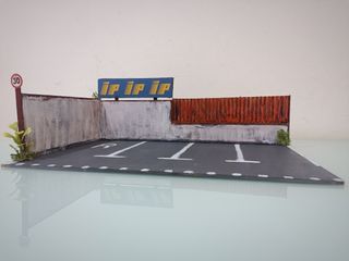 Diorama maqueta escala 1/ 32 Scalextric