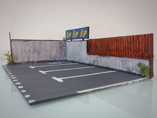 Diorama maqueta escala 1/ 32 Scalextric
