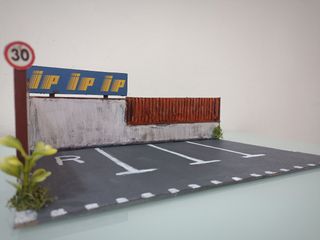 Diorama maqueta escala 1/ 32 Scalextric