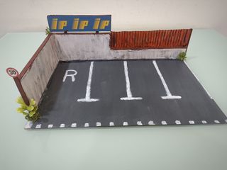 Diorama maqueta escala 1/ 32 Scalextric