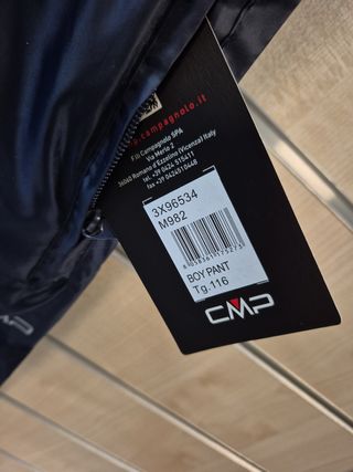 PANTALÓN CHUBASQUERO JUNIOR MARINO