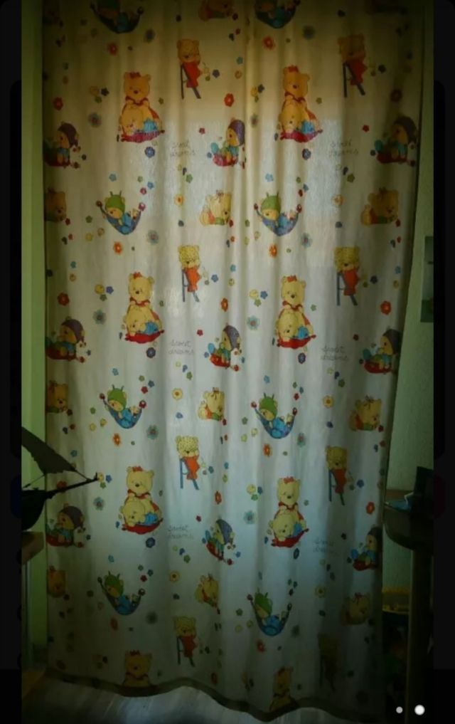 Cortina infantil osos