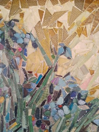 Quadro Mosaico vetri dipinti