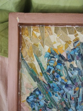 Quadro Mosaico vetri dipinti