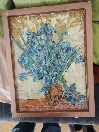 Quadro Mosaico vetri dipinti