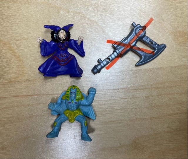 2 Mini Power Rangers Mighty Morphin 90s