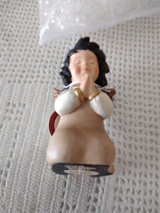 Angelo statuina decorazione Natale