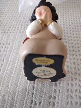 Angelo statuina decorazione Natale