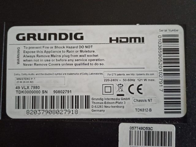 placas y piezas de tv grundig 49vlx7980