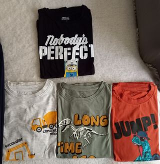 Lote camisetas 11-12 años niño.