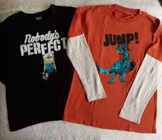 Lote camisetas 11-12 años niño.