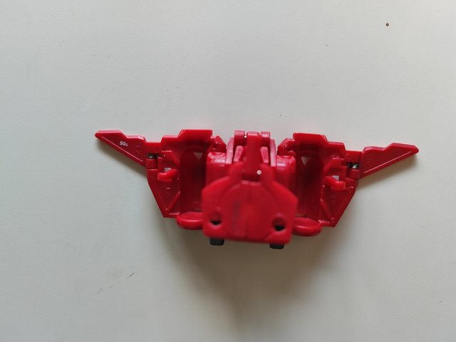 Attrezzatura da battaglia Bakugan Red Pyrus Gundalian Invaders