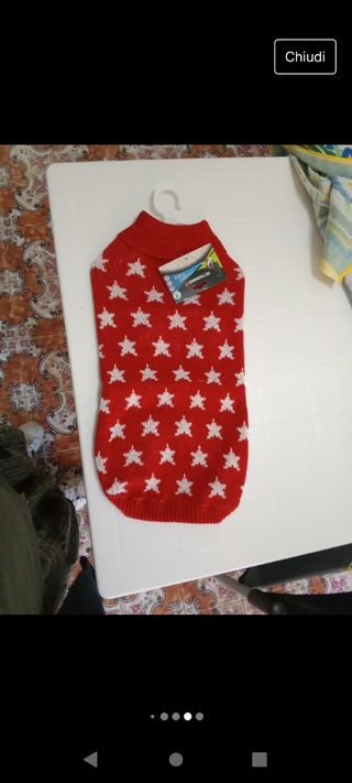 Maglione natalizio per cani taglia L