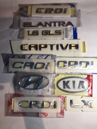 Emblemas Hyundai  KIA Chevrolet 