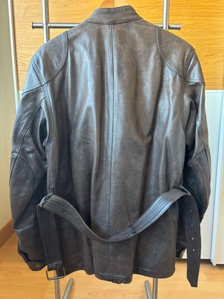 Cazadora Cuero Belstaff marrón