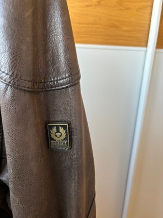 Cazadora Cuero Belstaff marrón