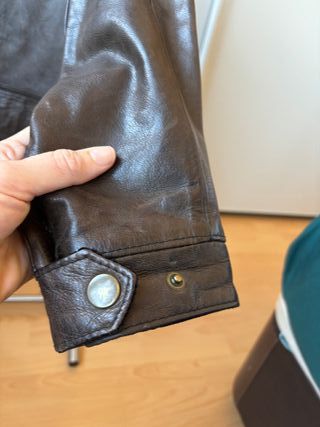 Cazadora Cuero Belstaff marrón