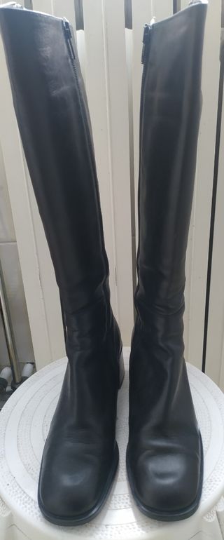 Botas altas de piel 