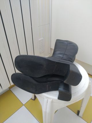 Botas altas de piel 