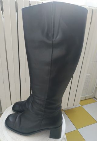 Botas altas de piel 