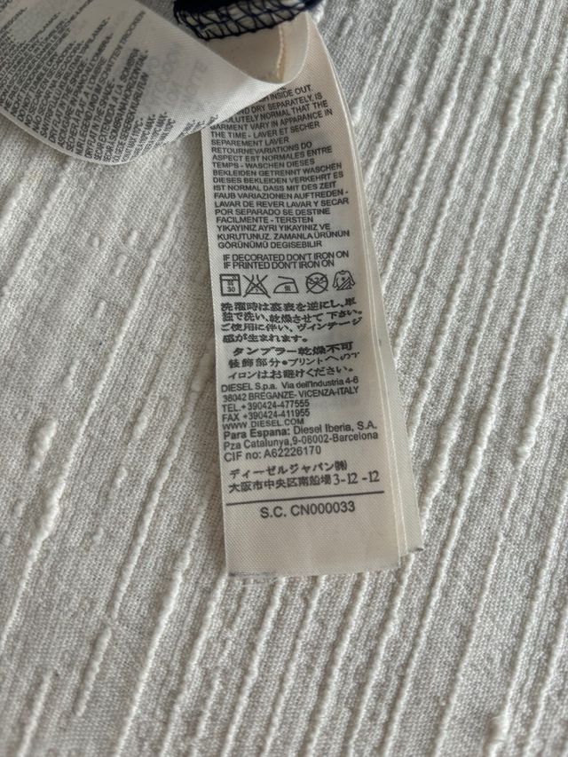 Polo hombre Diesel azul